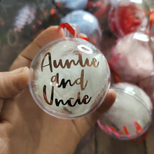 Load image into Gallery viewer, round feather baubles