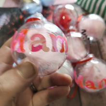 Load image into Gallery viewer, round feather baubles