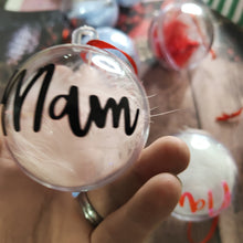 Load image into Gallery viewer, round feather baubles