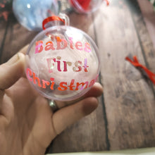 Load image into Gallery viewer, round feather baubles