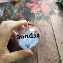 Load image into Gallery viewer, round feather baubles