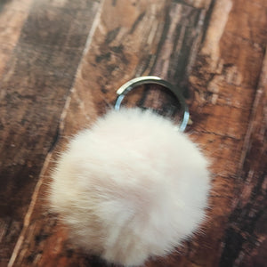 Pom pom keyrings