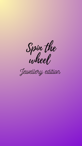 Spin the wheel jewellery edition!!