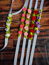 Load image into Gallery viewer, Floral bun wrap
