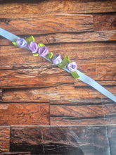 Load image into Gallery viewer, Floral bun wrap
