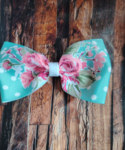 Floral tux bow