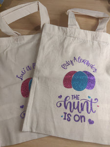 The hunt is on personalised easter bag