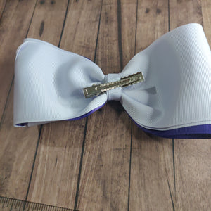 Purple cupped bow