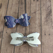 Load image into Gallery viewer, Navy Bunny Hair Bow

