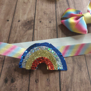 rainbow Interchangeable headband set
