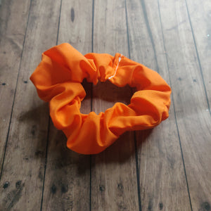 orange scrunchie