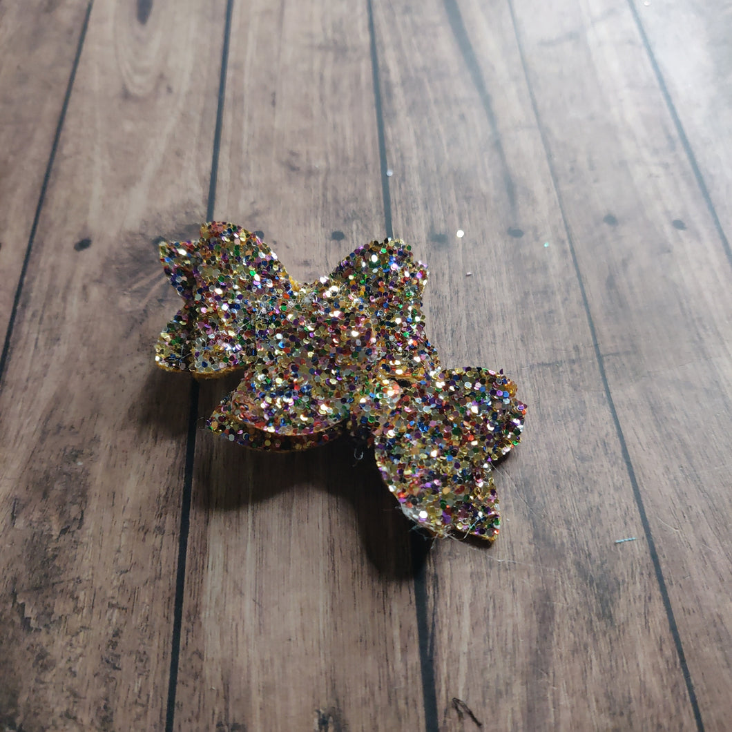 gold Pigtail bows