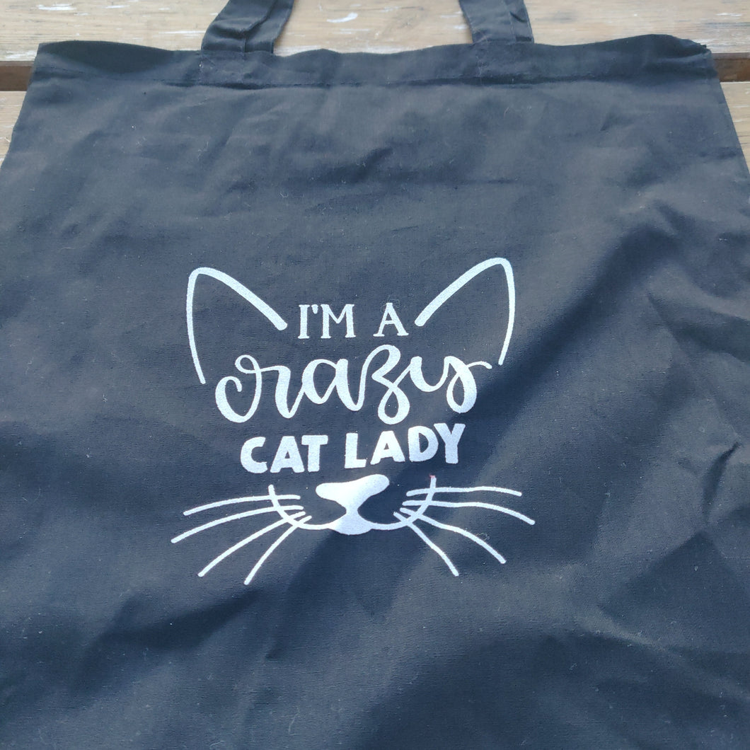crazy cat lady bag