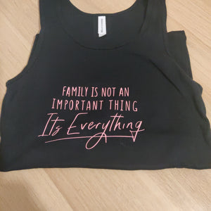 xl family is not an important thinh vest top