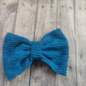 teal cord bow