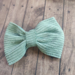 Mint Cord Bow