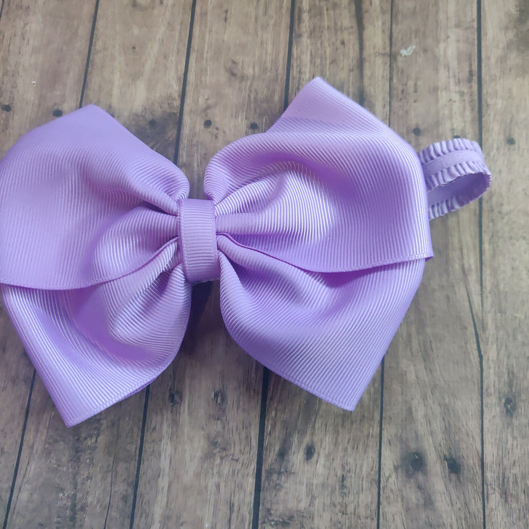 purple nylon headband