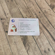 Load image into Gallery viewer, Santa driving license
