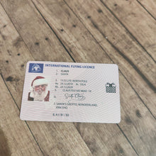Load image into Gallery viewer, Santa driving license
