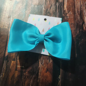 blue tux bow