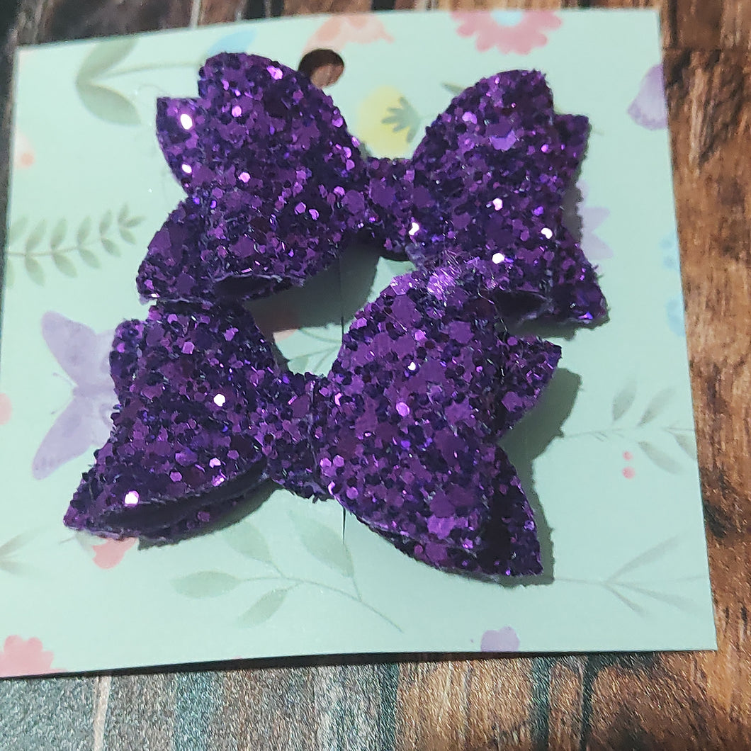 Cadbury purple pigtail set